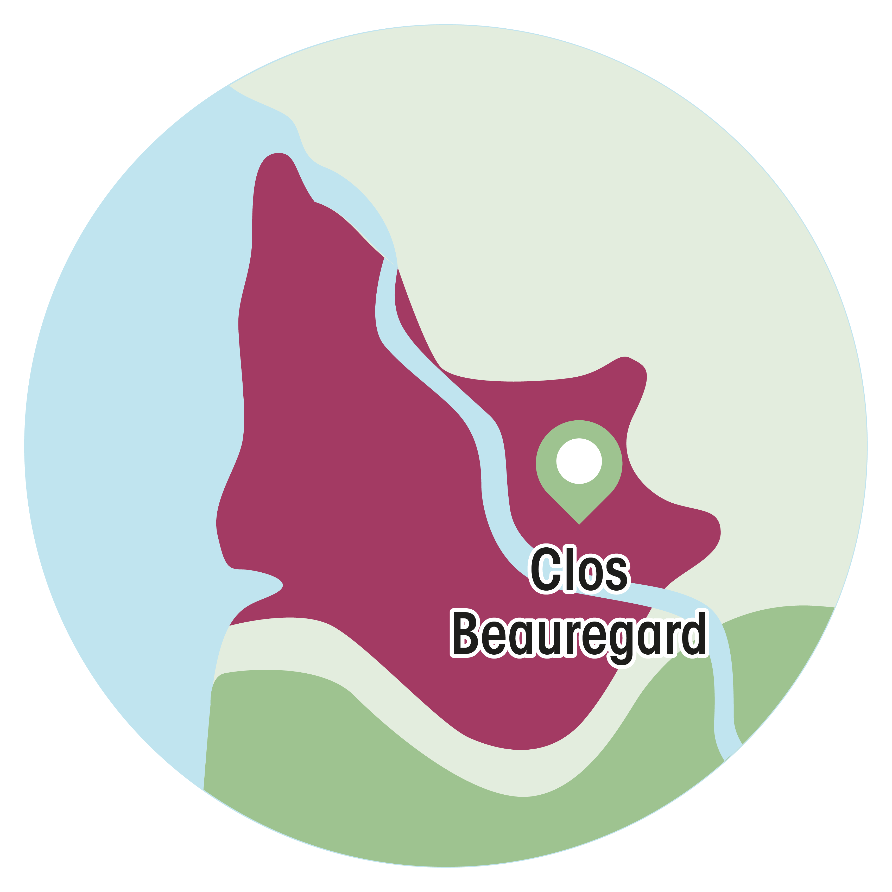 Localisation Clos Beauregard